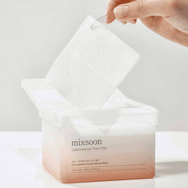 MIXSOON Galactomyces Toner Pad (60 pads) sheet texture