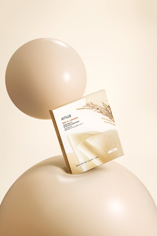 ANUA Rice 70 Glow Collagen Mask (4pcs) CONCEPT SHOT