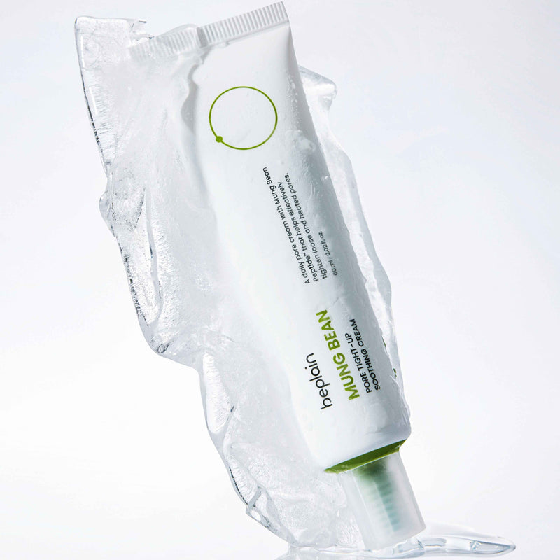 Beplain Mung Bean Pore Tight-Up Soothing Cream (60ml) CONCEPT SHOT