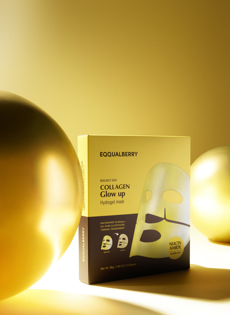 Eqqualberry Collagen Glow Up Hydrogel Mask CONCEPT SHOT