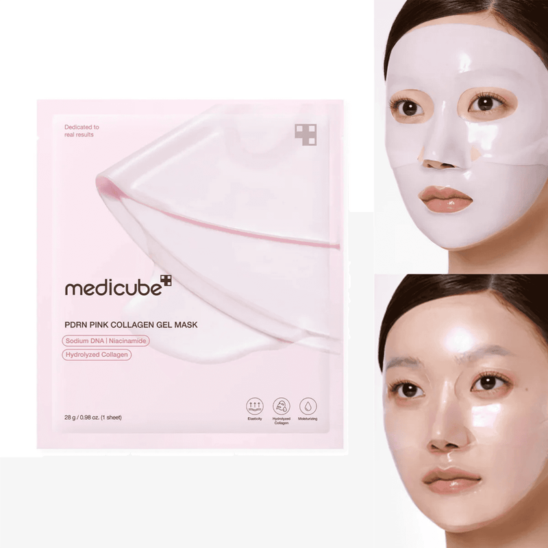 Medicube PDRN Pink Collagen Gel Mask MODEL2