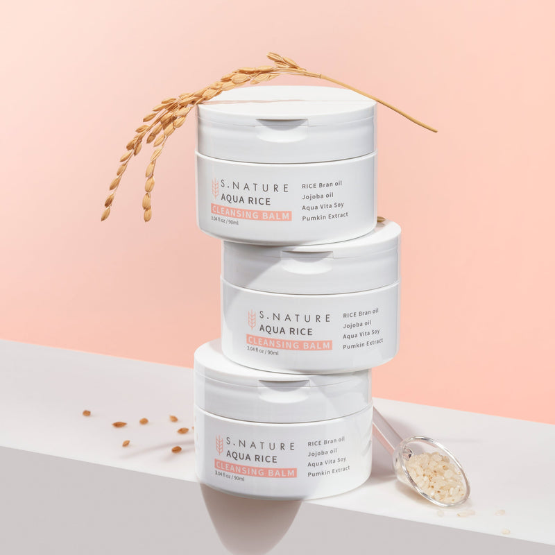S.NATURE Aqua Rice Cleansing Balm (90ml) CONCEPT SHOT