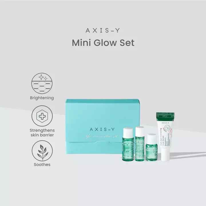 AXIS-Y The Mini Glow Set (4 items) Benefits
