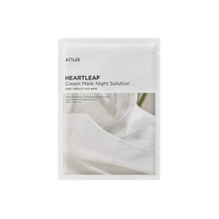 ANUA Heartleaf Cream Sheet Mask Night Solution (1pcs)