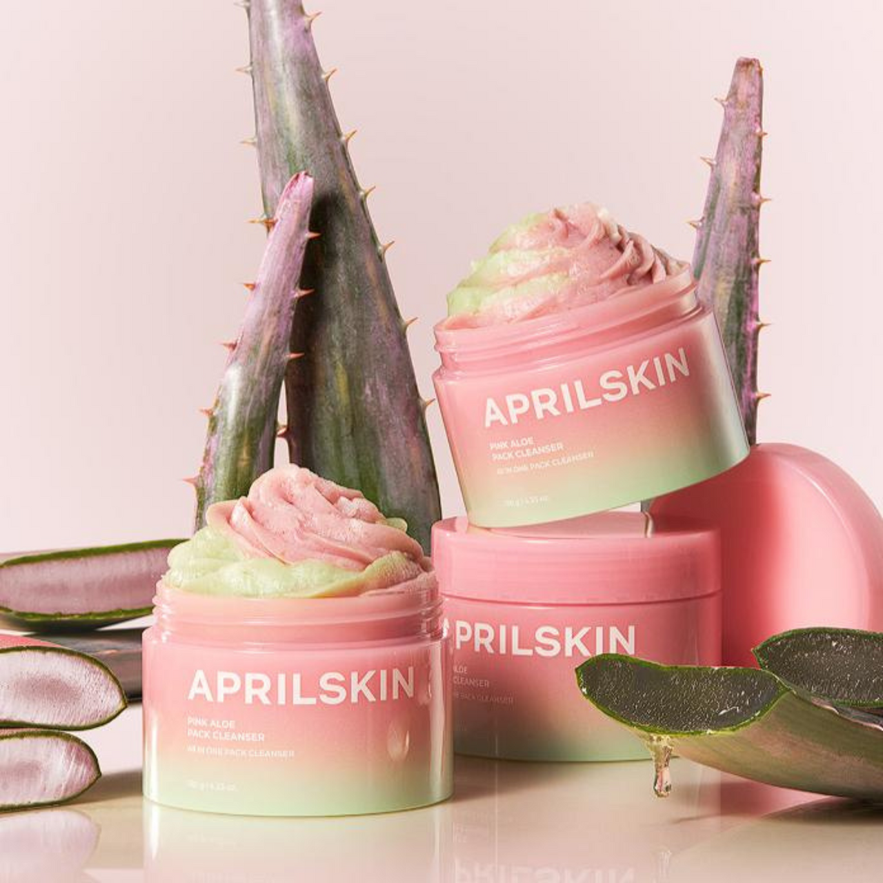 APRILSKIN Pink Aloe Pack Cleanser (120g) – Skin Cupid APRILSKIN Pink Aloe Pack Cleanser (120g) – Skin Cupid