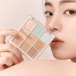 DASIQUE Pro Concealer Palette 01 Cover model shot close-up