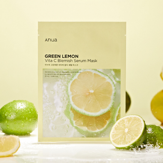ANUA Green Lemon Vita C Blemish Serum Mask (1pcs)