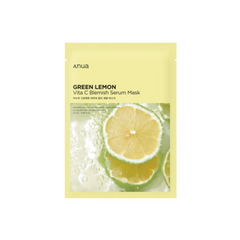 ANUA Green Lemon Vita C Blemish Serum Mask (1pcs)