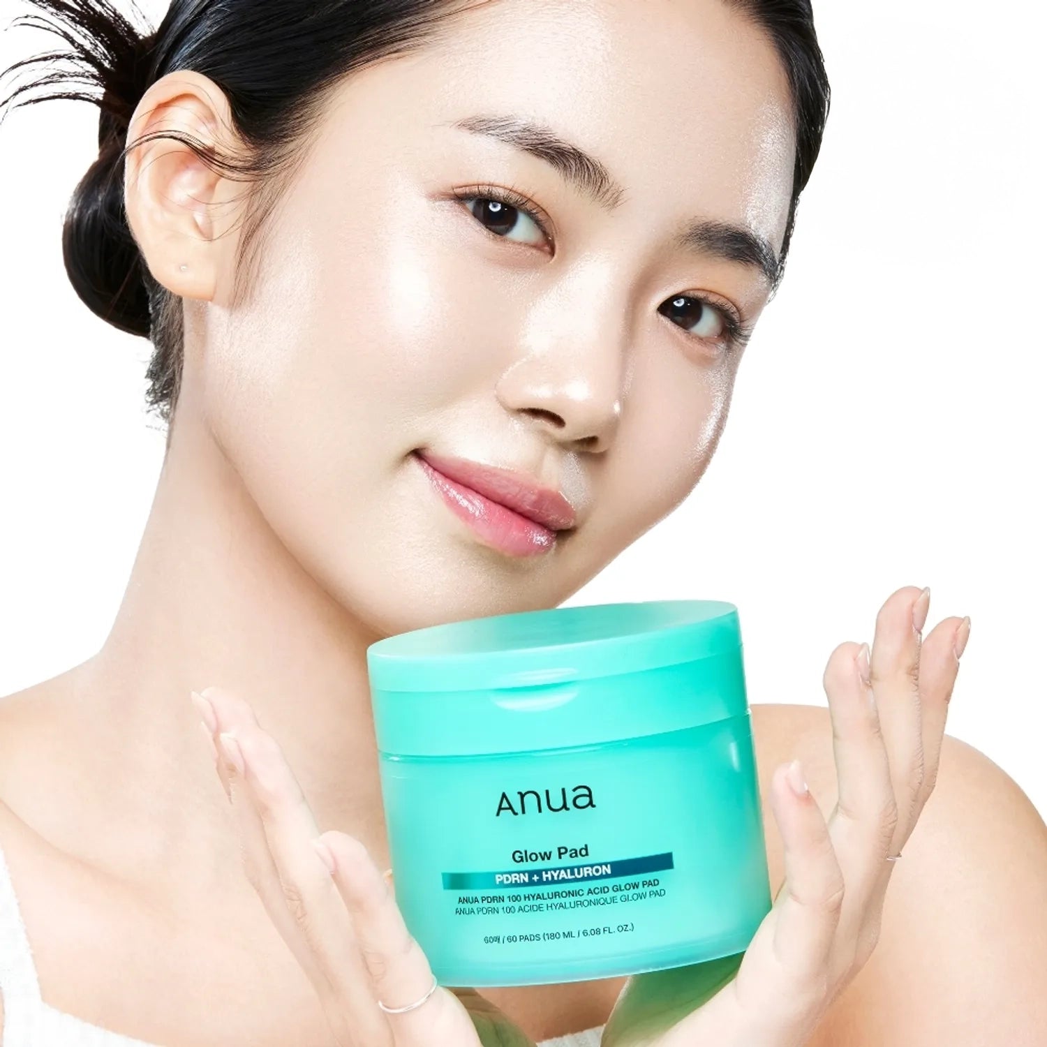 Anua Glow Pad PDRN + ヒアルロン酸 60パッド ANUA PDRN 100 Hyaluronic Acid Glow Pad (60 pads) – Skin Cupid