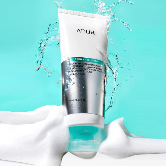 Anua PDRN Hyaluronic Acid Moisturizing Cleansing Foam (150ml) Skin Cupid CONCEPT SHOT