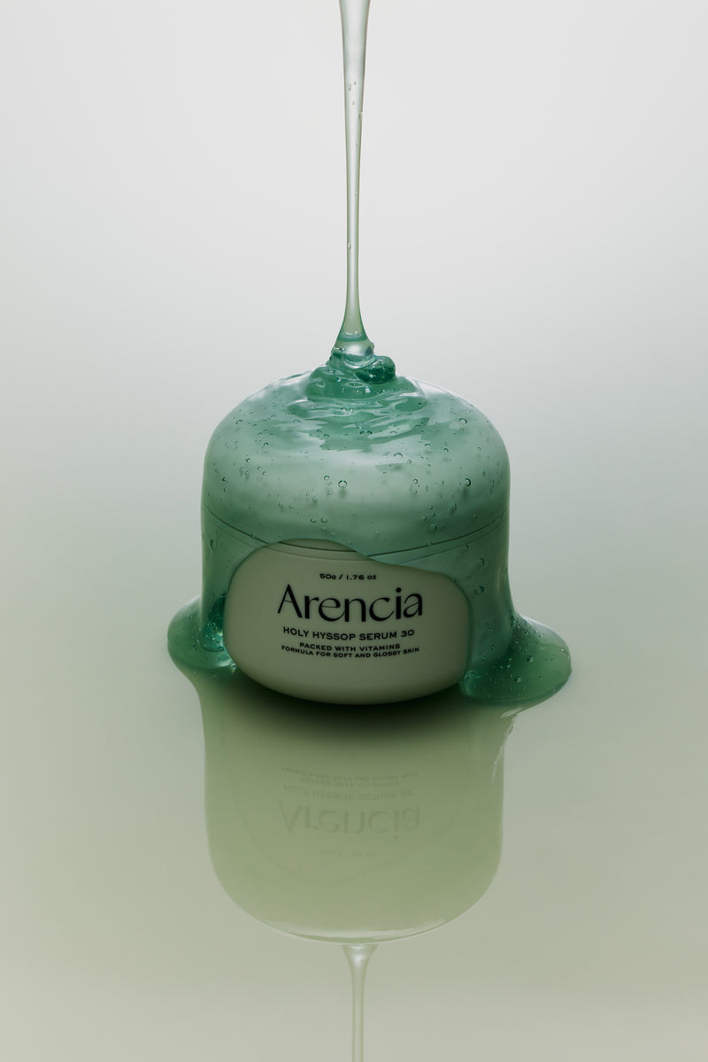 Arencia Holy Hyssop Serum 30 (50g) close up shot