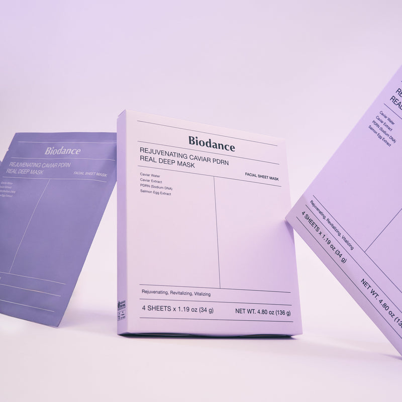 BIODANCE Revitinating Caviar PDRN Real Deep Mask (4 pcs) PACKAGING