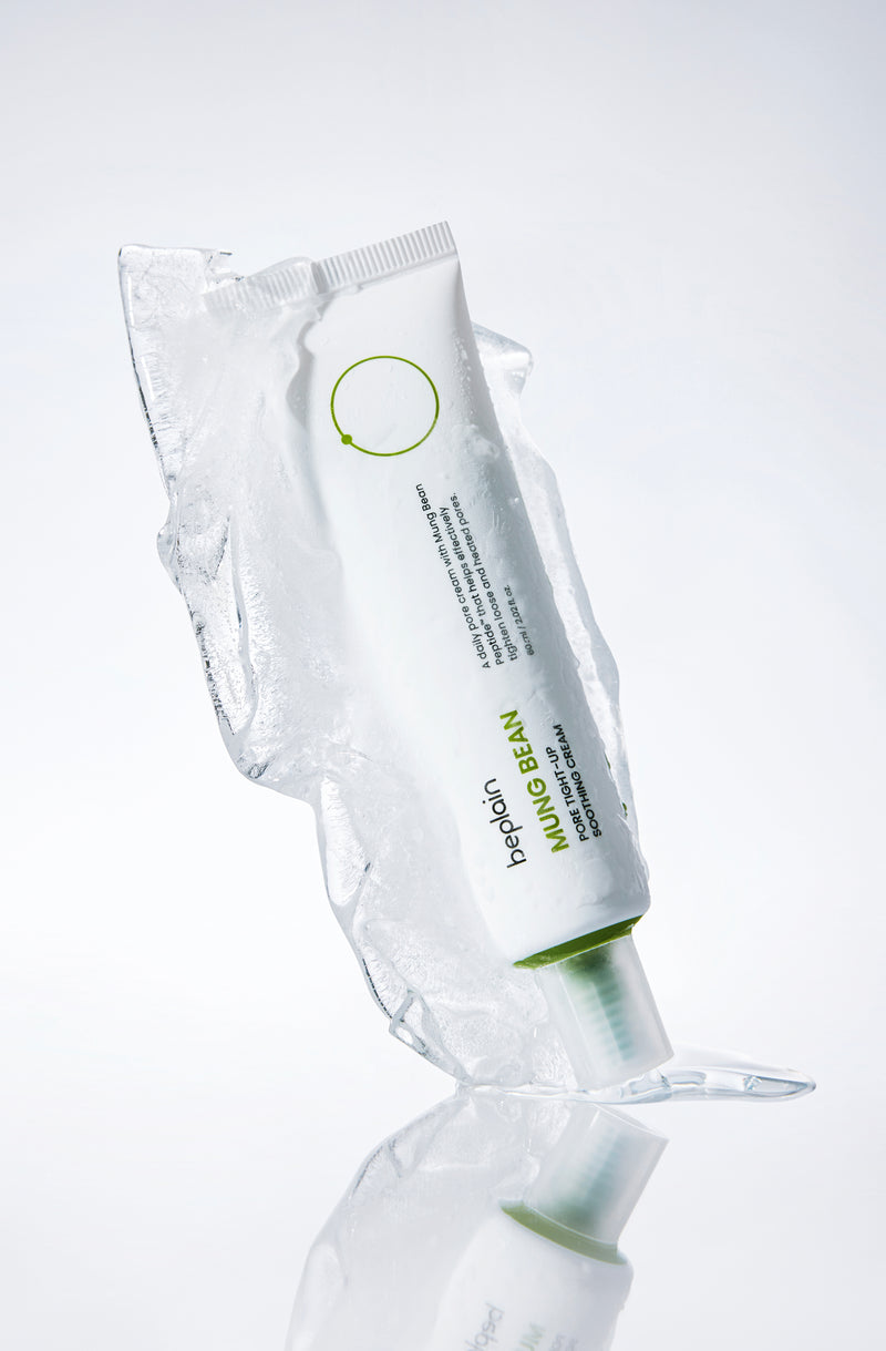 Beplain Mung Bean Pore Tight-Up Soothing Cream (60ml) CONCEPT SHOT