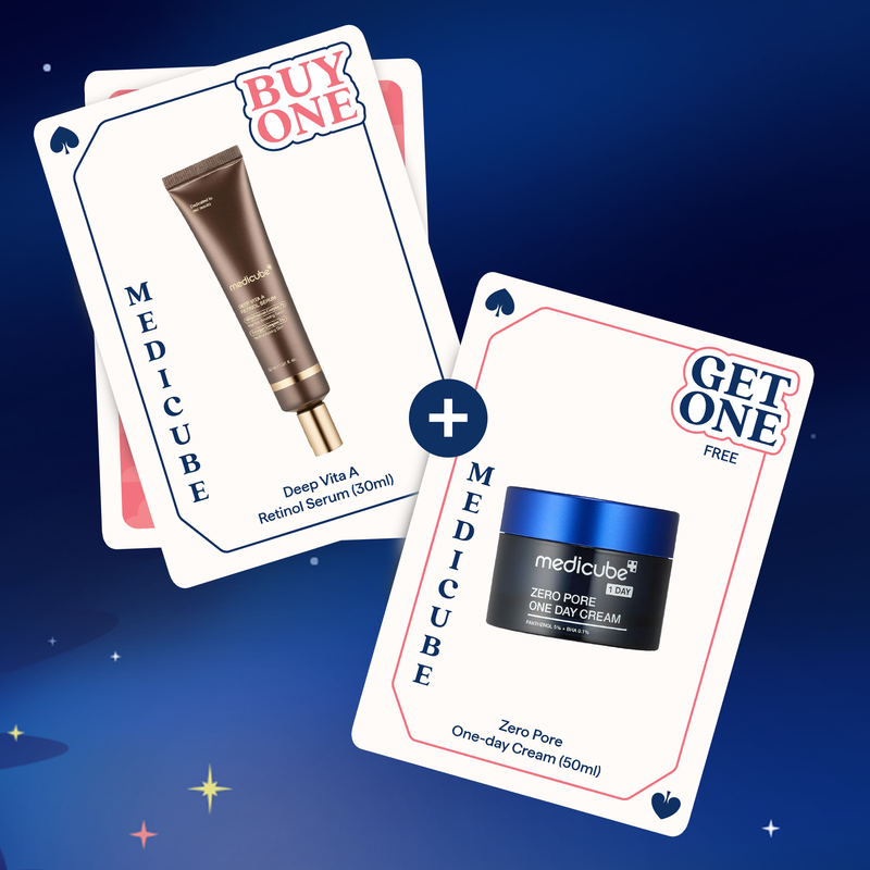 Black Friday Skin Cupid USA ONLY BOGO: Deep Vita A Retinol Serum (30ml) + Zero Pore One-Day Cream (50ml)