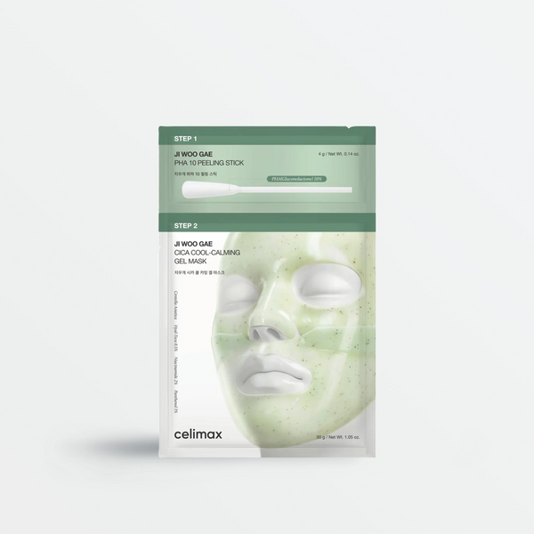 CELIMAX Ji Woo Gae CICA PHA Peel 2-Step Gel Mask (4ea) – Skin Cupid