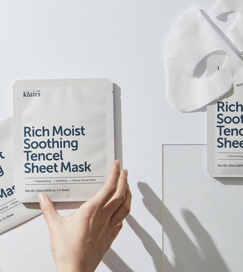 DEAR, KLAIRS Rich Moist Tencel Sheet Mask (25ml)