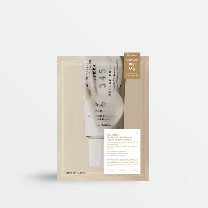 Dr.Althea 345 Relief Cream Mask (4pcs) Skin Cupid 