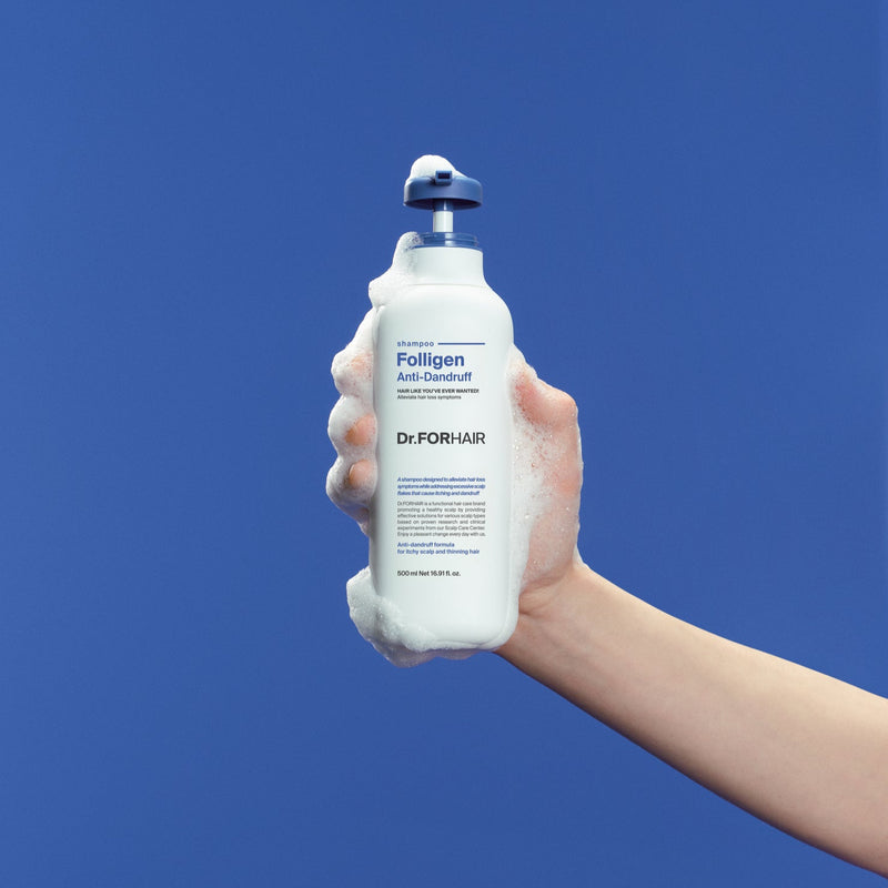 Dr For HairFolligen Anti-Dandruff Shampoo (500ml) Skin Cupid STAGE SHOT