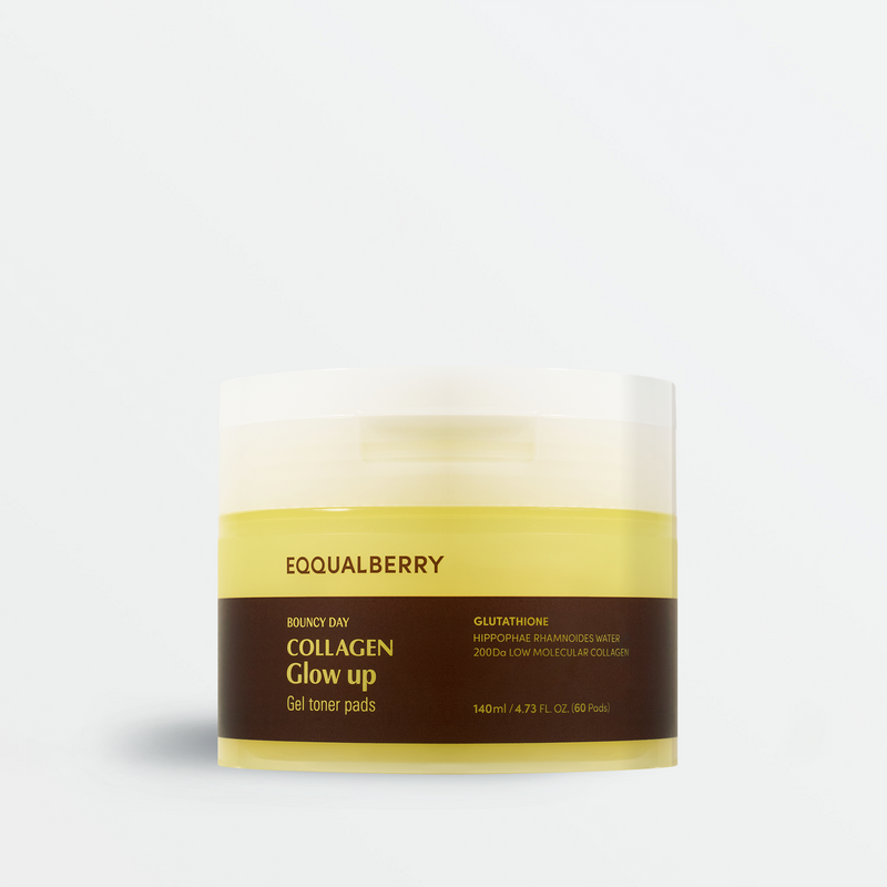 EQQUALBERRY Collagen Glow Up Gel Toner Pad (60pads) – Skin Cupid