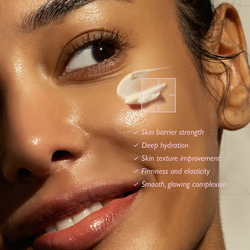 Haruharu Wonder Black Rice 5 Ceramide Barrier Moisturising Cream (50ml) Skin Cupid MODEL SHOT