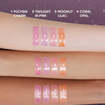 Judydoll Dazzle Crush Lip Oil Skin Cupid COLOUR SWATCHES