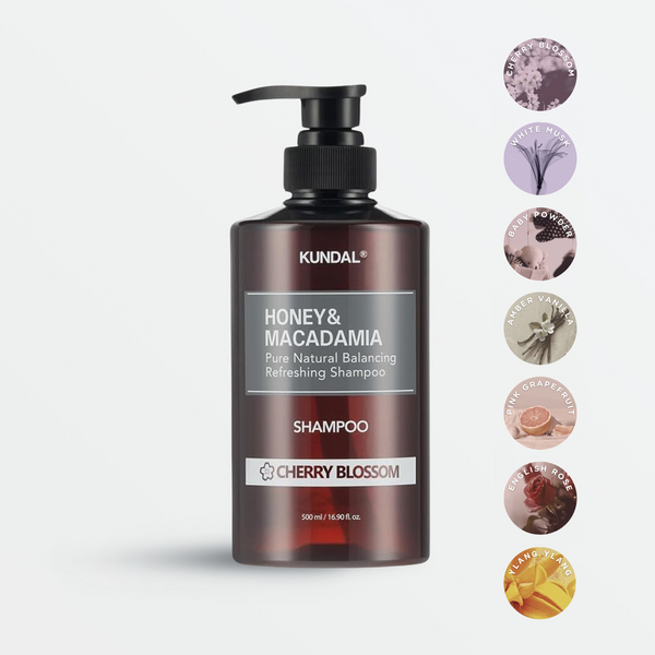 KUNDAL Honey & Macadamia Nature Shampoo - 7 Scents (500ml) – Skin