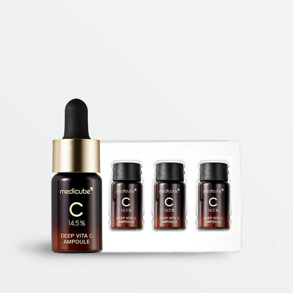 【medicube】 DEEP VITA C SERUM セット MEDICUBE Deep Vita C Ampoule (10ml x 3 pcs) – Skin Cupid