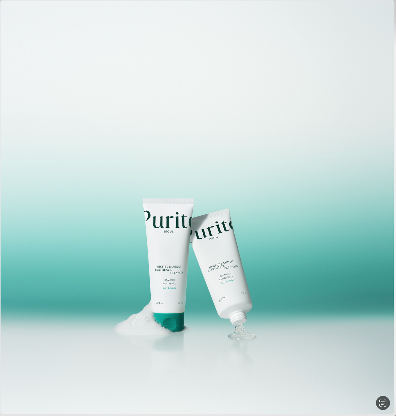 lucky bamboo cleanser PURITO Mighty Bamboo Panthenol Cleanser (150ml)