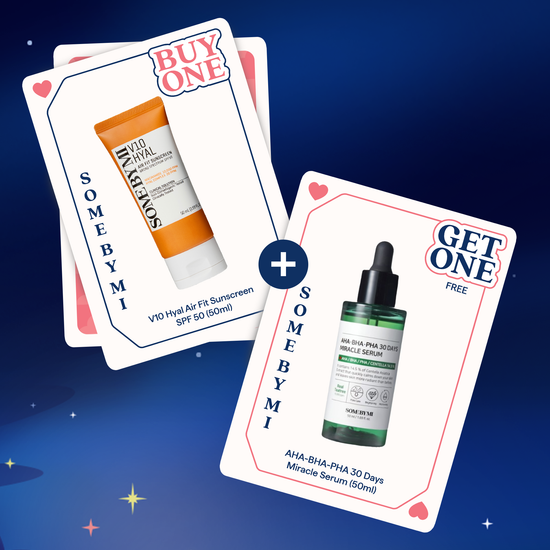 Skin Cupid Black Friday USA ONLY BOGO: V10 Hyal Air Fit Sunscreen SPF 50 (50ml) + AHA-BHA-PHA 30 Days Miracle Serum (50ml)
