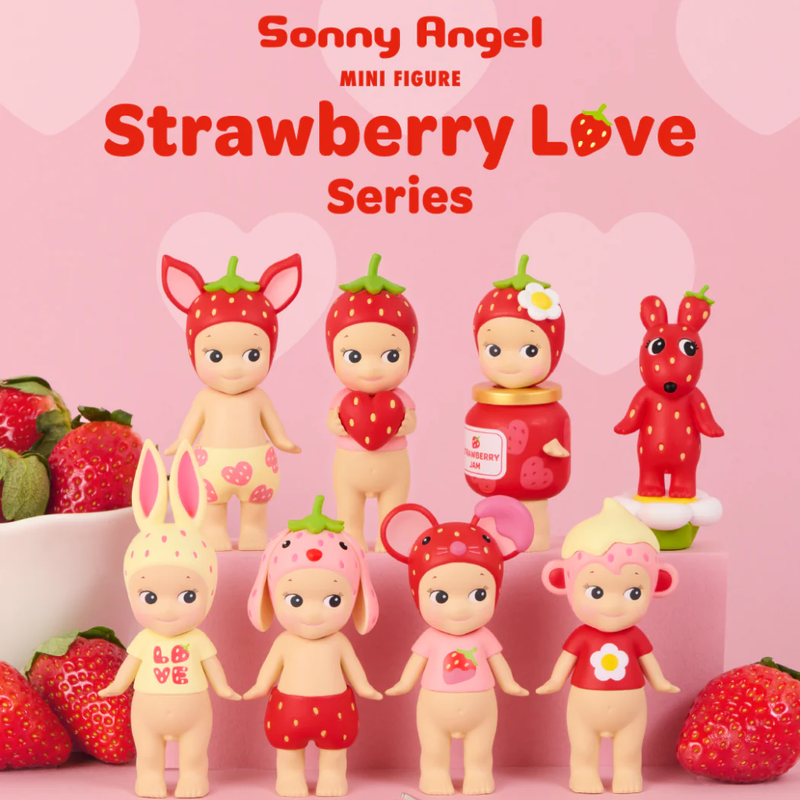 Sonny Angel strawberrylove ストロベリージャム 新品 SONNY ANGEL Strawberry Love Series (1 pc) – Skin Cupid