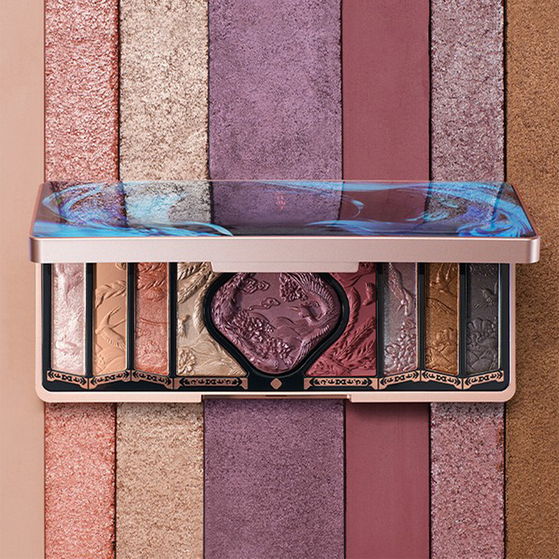 Floral Engraving Phoenix Makeup Palette