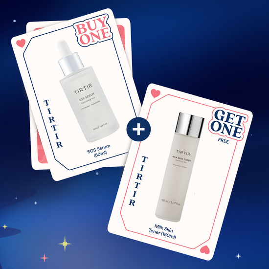 TirTir USA ONLY BOGO: SOS Serum (50ml) + Milk Skin Toner (150ml)