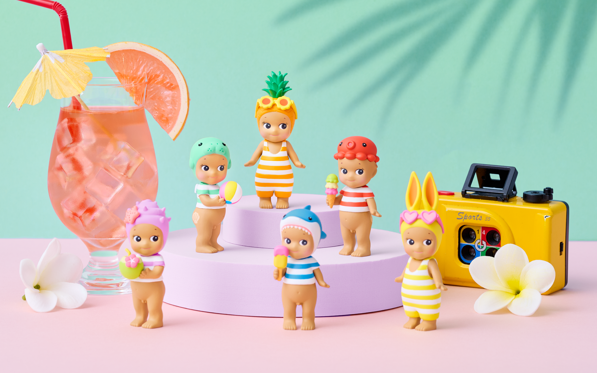 Sonny Angel Summer Vacation Series 2点セット SONNY ANGEL Blind Box Summer Vacation Series (1 pc) – Skin Cupid