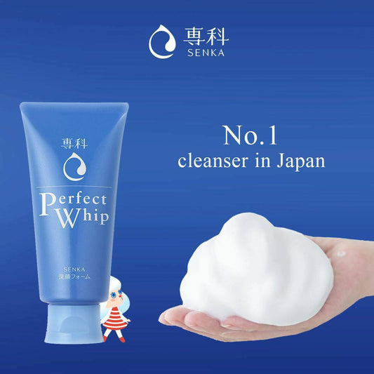 SHISEIDO Senka Perfect Whip Cleansing Foam (120g) texture