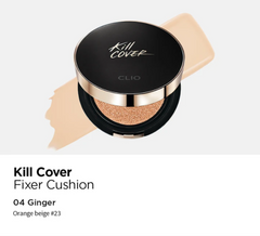 CLIO Kill Cover Fixer Cushion 15g (+Refill) - 4 Colours